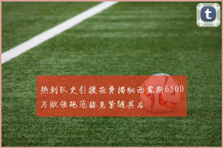 热刺队史引援花费揭秘西蒙斯6500万欧领跑范赫克紧随其后